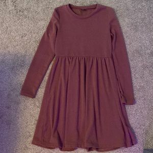 Long sleeve soft dress
